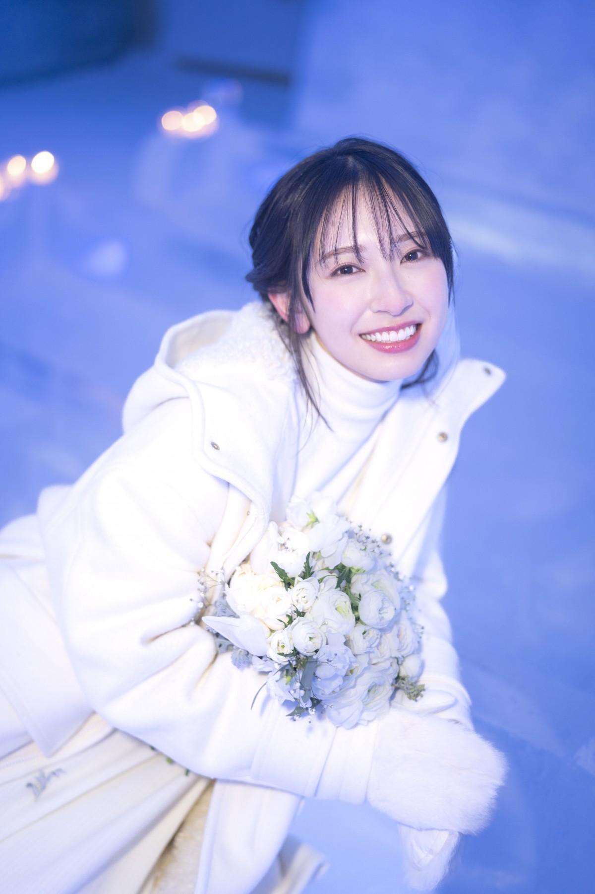 日向坂46・金村美玖、マイナス10℃の氷の教会で純白姿