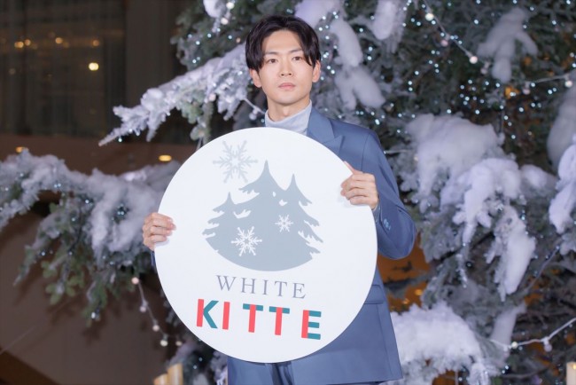 「『WHITE KITTE』白い森を彩る 光と音の点灯式」　20221124実施