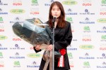 「第47回報知映画賞」表彰式に登壇した有村架純