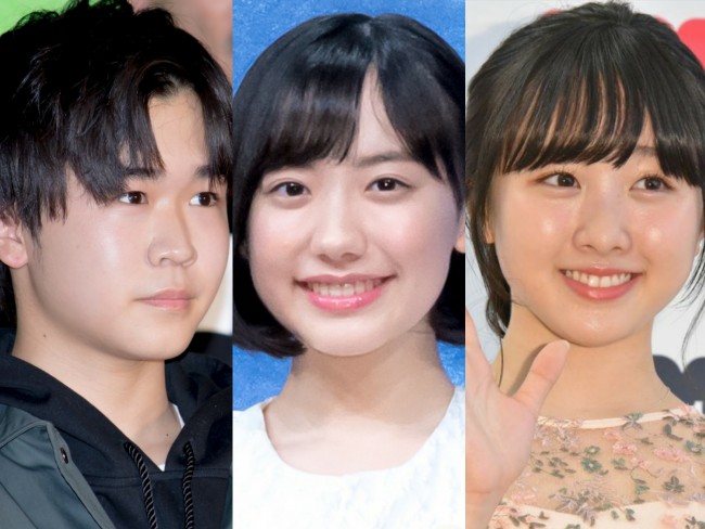 (左から)鈴木福、芦田愛菜、本田望結