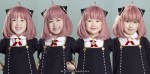 ミュージカル『SPY×FAMILY』アーニャ役の（左から）池村碧彩、井澤美遥、福地美晴、増田梨沙