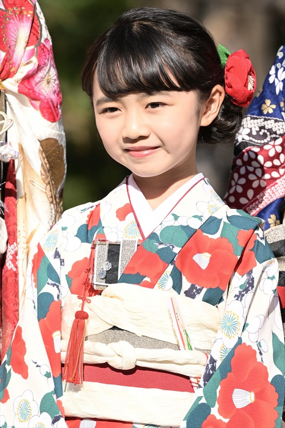 『舞いあがれ！』浅田芭路、晴れ着姿で挨拶「普段は無邪気です」　福原遥への憧れも語る