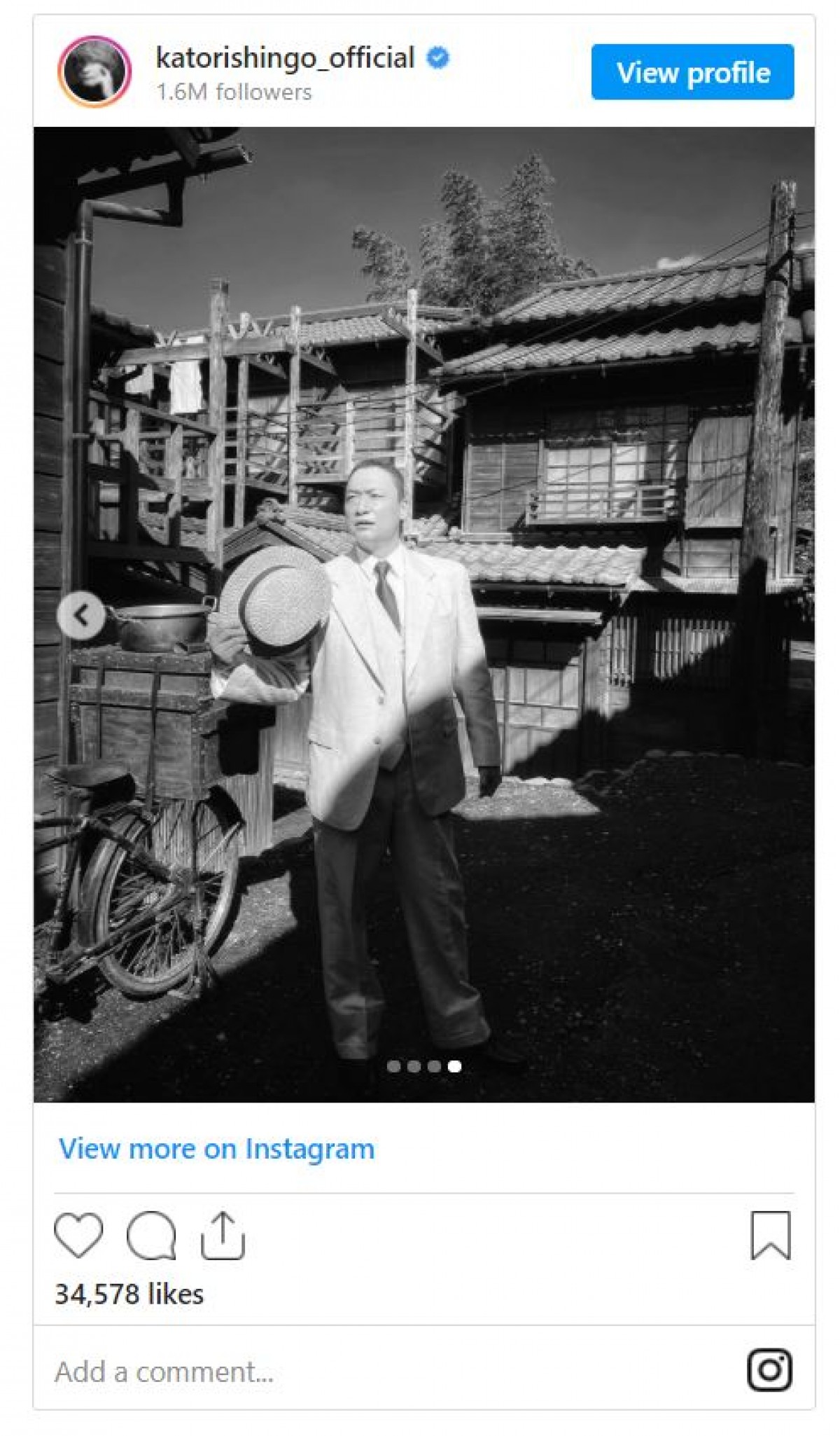 香取慎吾、山本五十六オフショットに反響「男前写真」「素晴らしい作品をありがとう」