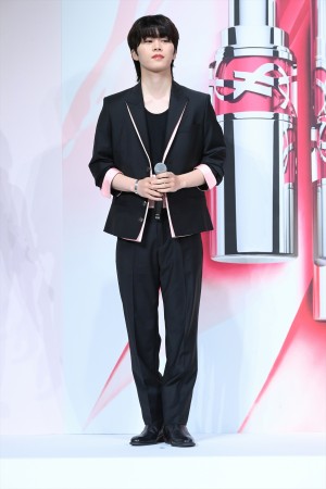 木全翔也、「YSL BEAUTY 新作リップ発売＆JO1ジャパン アンバサダー就任会見」に登場