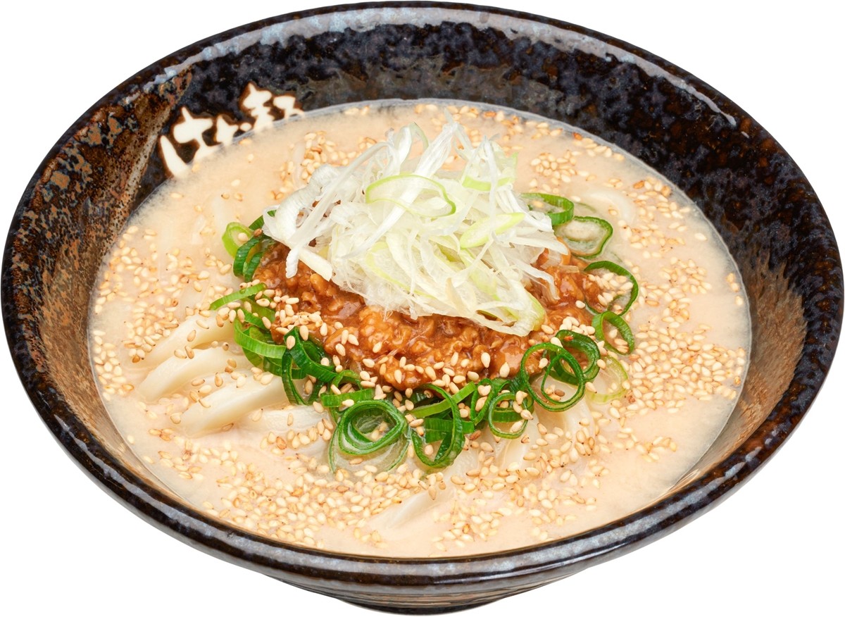 はなまるうどん“あったか担々うどん”2種を新発売