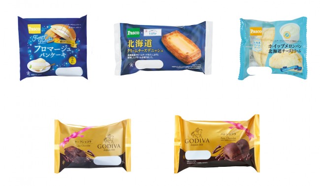 「Pasco」2月新商品の売上数量ベスト5発表！　1位は「ゴディバ」共同開発のパン