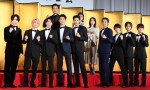 【写真】映画『おそ松さん』未完成報告会に登壇した高橋ひかる、前川泰之、桜田ひより