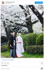 9年前に挙げた結婚式の様子　※「アンミカ」インスタグラム