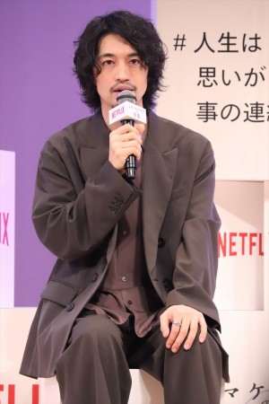 斎藤工、Netflixシリーズ「ヒヤマケンタロウの妊娠」配信記念イベントに登場