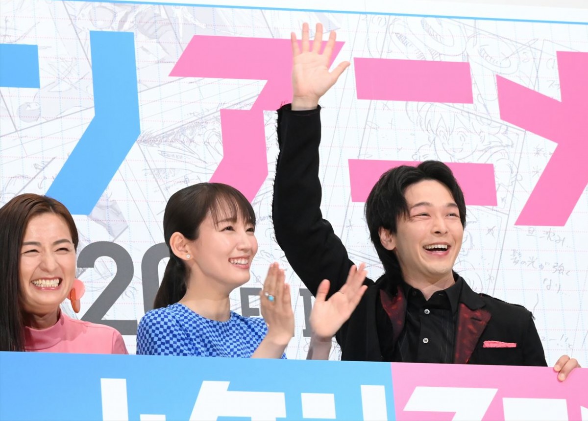 映画『ハケンアニメ!』完成披露上映会イベントにて