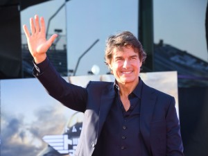 映画『トップガン マーヴェリック』ジャパンプレミア・レッドカーペットセレモニーに登場したトム・クルーズ