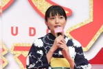 映画『極主夫道 ザ・シネマ』公開直前祭に出席した川口春奈