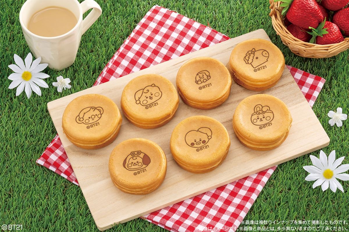 「BT21 まんまる焼き いちごクリーム」