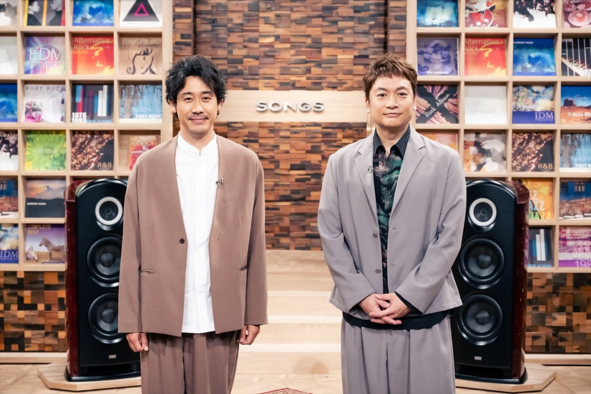 『SONGS』に出演する(左から)大泉洋、香取慎吾