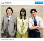 【写真】松下洸平＆尾上松也＆佐々木希、美麗3ショットに反響「美男美女」