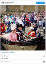 ガーター勲章授与式の模様　※「The Royal Family」インスタグラム