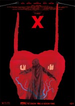 映画『X エックス』オルタナティブポスター（我喜屋位瑳務イラスト）