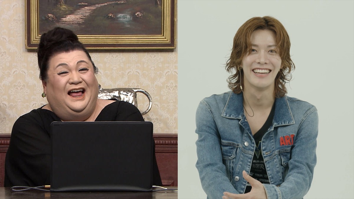 『マツコ会議』に出演する(左から)マツコ・デラックス、NCT 127・ユウタ