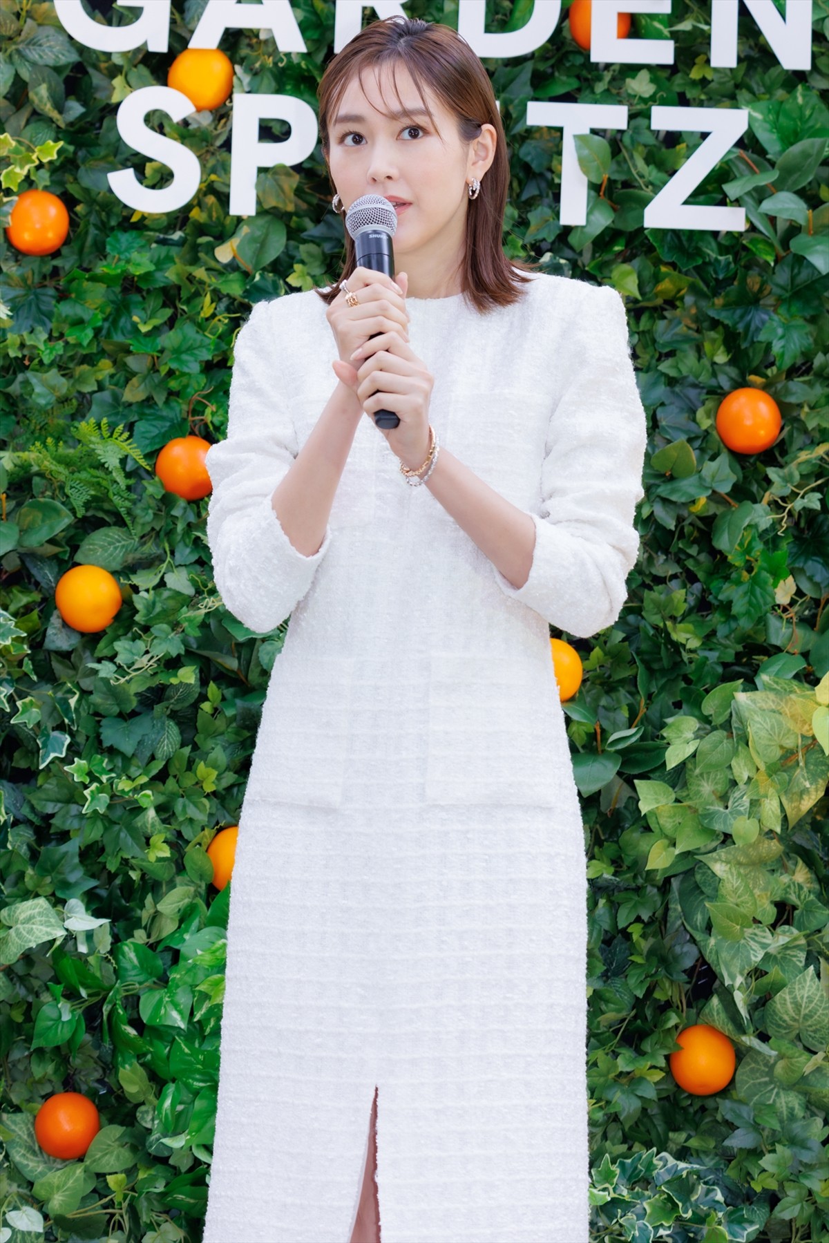 桐谷美玲、 美＆健康の秘訣は“旬の食材”　スリットがまぶしいサマードレスでイベントに登場