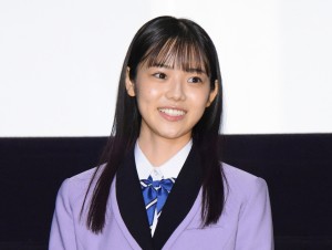 映画『暴太郎戦隊ドンブラザーズ THE MOVIE 新・初恋ヒーロー』公開記念舞台あいさつに登壇した志田こはく