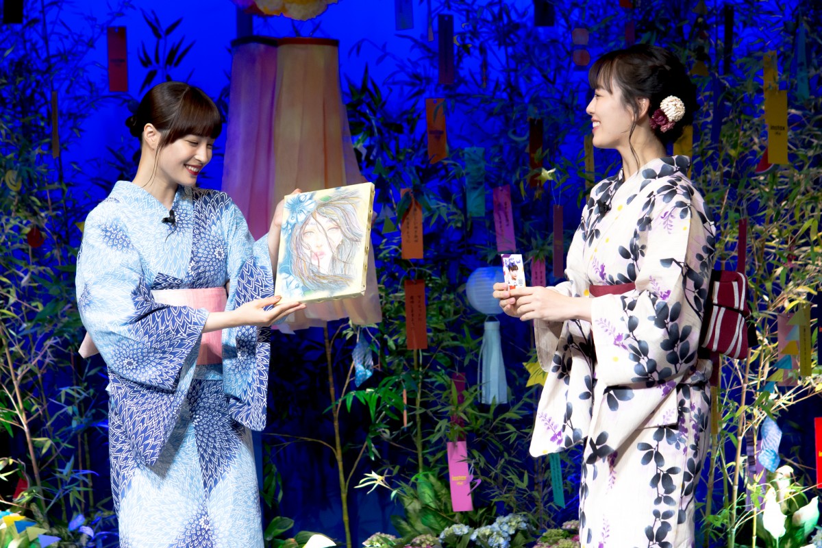 広瀬すず、伊原六花から絵のプレゼント　完成度の高さに驚き「すごくない!?」