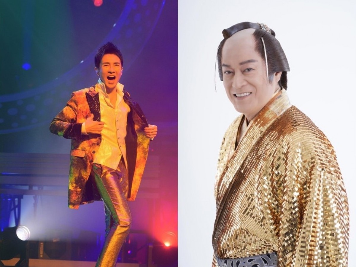 (左から)郷ひろみ&松平健