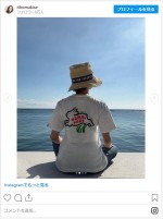 Tシャツコーデを披露した牧瀬里穂 ※「牧瀬里穂」インスタグラム