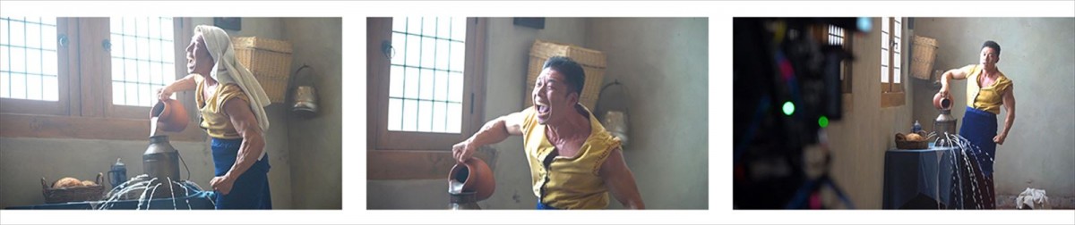 なかやまきんに君、某名画パロディ“牛乳を注ぐ男”に反響　「顔の迫力凄い」「プロテインにしか見えない」