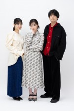 連続ドラマ小説『舞いあがれ！』で幼なじみ役を演じる（左から）山下美月、福原遥、赤楚衛二