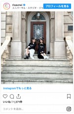 （左から）宇内梨沙、上村彩子　※「宇内梨沙（TBSアナウンサー）」インスタグラム