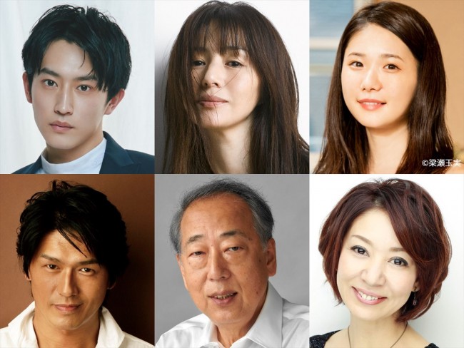 ドラマ『罠の戦争』に出演する(上段左から)杉野遥亮、井川遥、小野花梨、(下段左から)高橋克典、岸部一徳、片平なぎさ
