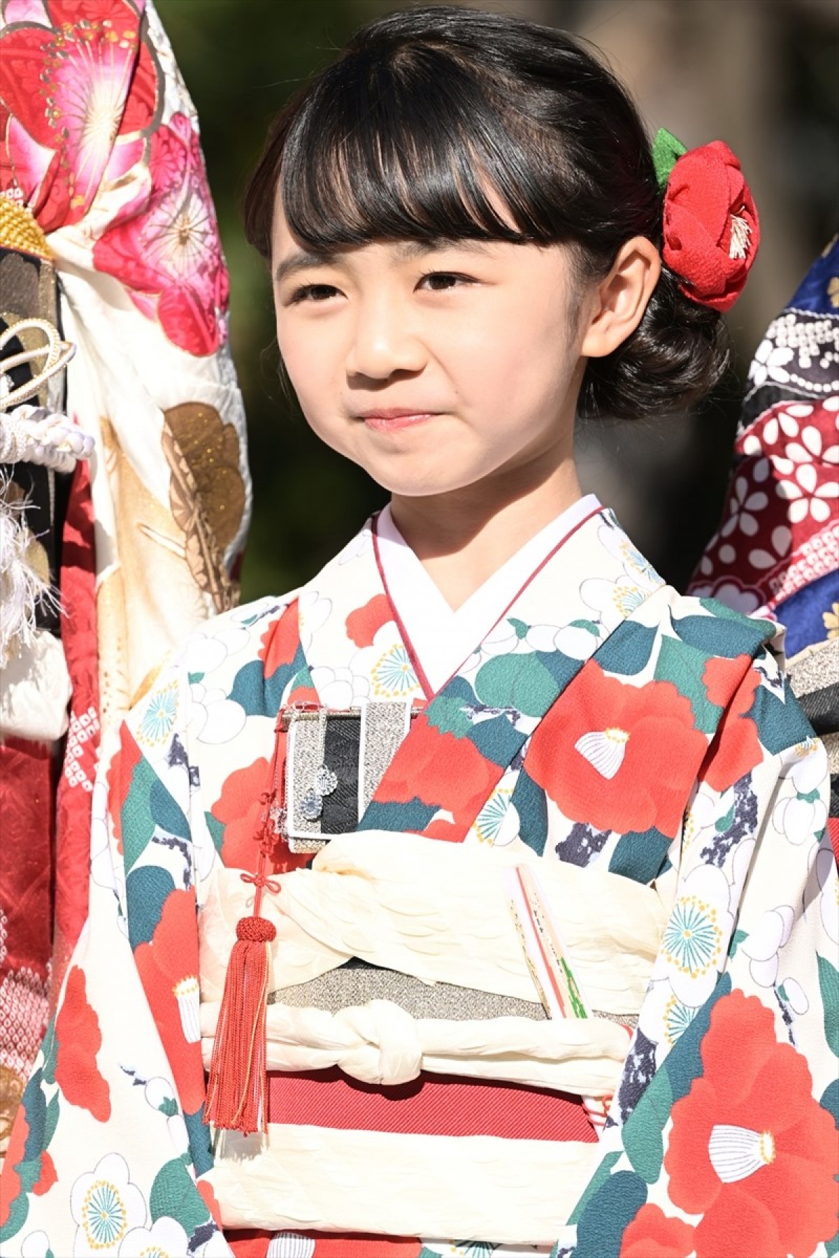 『舞いあがれ！』浅田芭路、晴れ着姿で挨拶「普段は無邪気です」　福原遥への憧れも語る