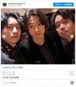 （左から）桜田通、山崎賢人、青柳翔　※「山崎賢人」インスタグラム