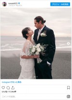 NANAMI、ギタリストのAKUNと結婚を発表 ※「NANAMI」インスタグラム