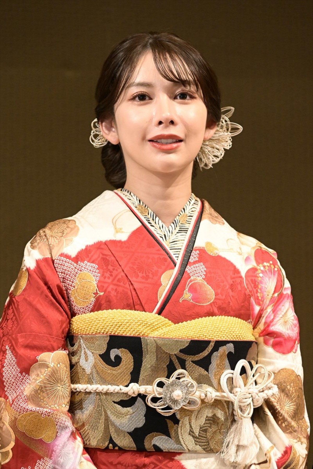 『舞いあがれ！』浅田芭路、晴れ着姿で挨拶「普段は無邪気です」　福原遥への憧れも語る