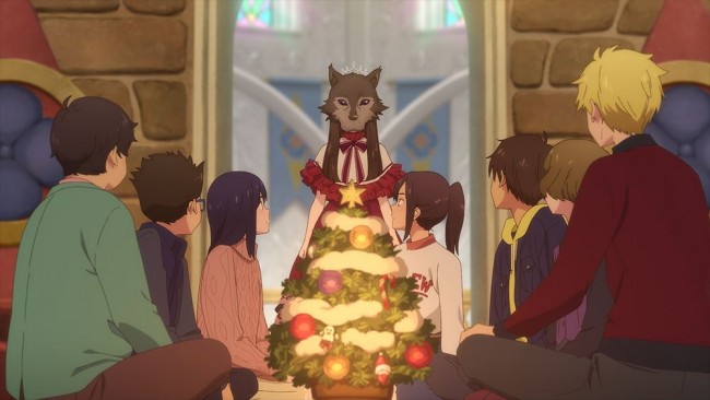 アニメ映画『かがみの孤城』クリスマスバージョンのオオカミさま初公開
