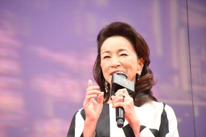 原田美枝子、映画『そして僕は途方に暮れる』完成披露試写会舞台挨拶に登場