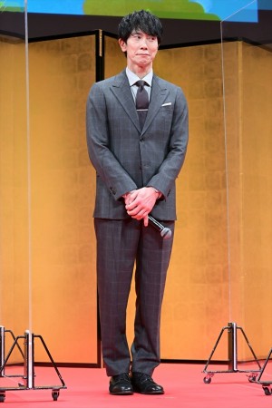 佐々木蔵之介、映画『嘘八百 なにわ夢の陣』完成披露試写会に登場