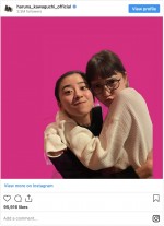 （左から）黒島結菜、川口春奈　※「川口春奈」インスタグラム