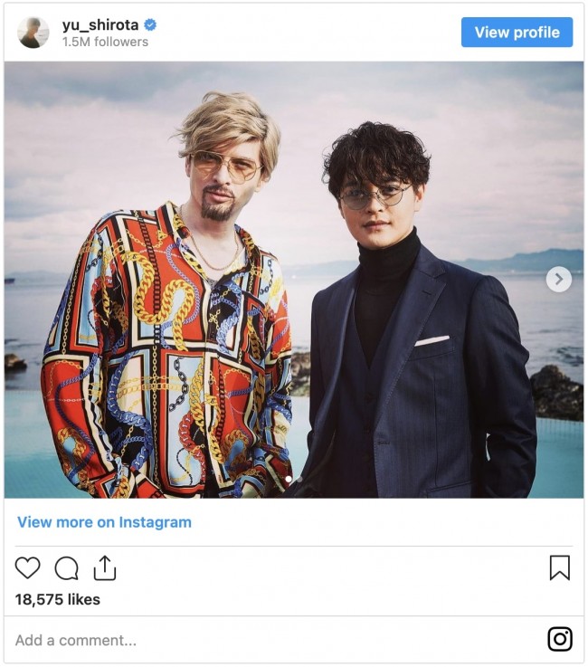 城田優 柄シャツ ヒゲ姿で瀬戸康史と2ショット ワイルド かっこいい と反響 22年1月15日 写真 エンタメ ニュース クランクイン 城田優 柄シャツ ヒゲ姿で瀬戸康史と2ショット ワイルド かっこいい と反響 22年1月15日 写真 エンタメ ニュース クランクイン