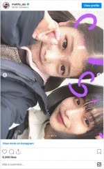 『妻、小学生になる。』で共演中の毎田暖乃、蒔田彩珠　※「蒔田彩珠」インスタグラム