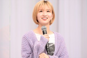 岡崎紗絵、『ドクターホワイト』取材会に登場