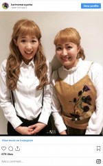 （左から）沙羅、丸山桂里奈　※「丸山桂里奈」インスタグラム