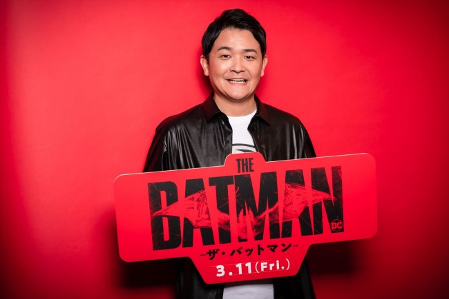 映画『THE BATMAN－ザ・バットマン－』でゲスト声優を務める千鳥ノブ