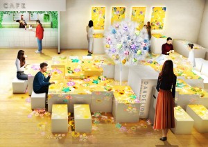 体験型アート展「NAKED FLOWERS」が、国内初の常設化！