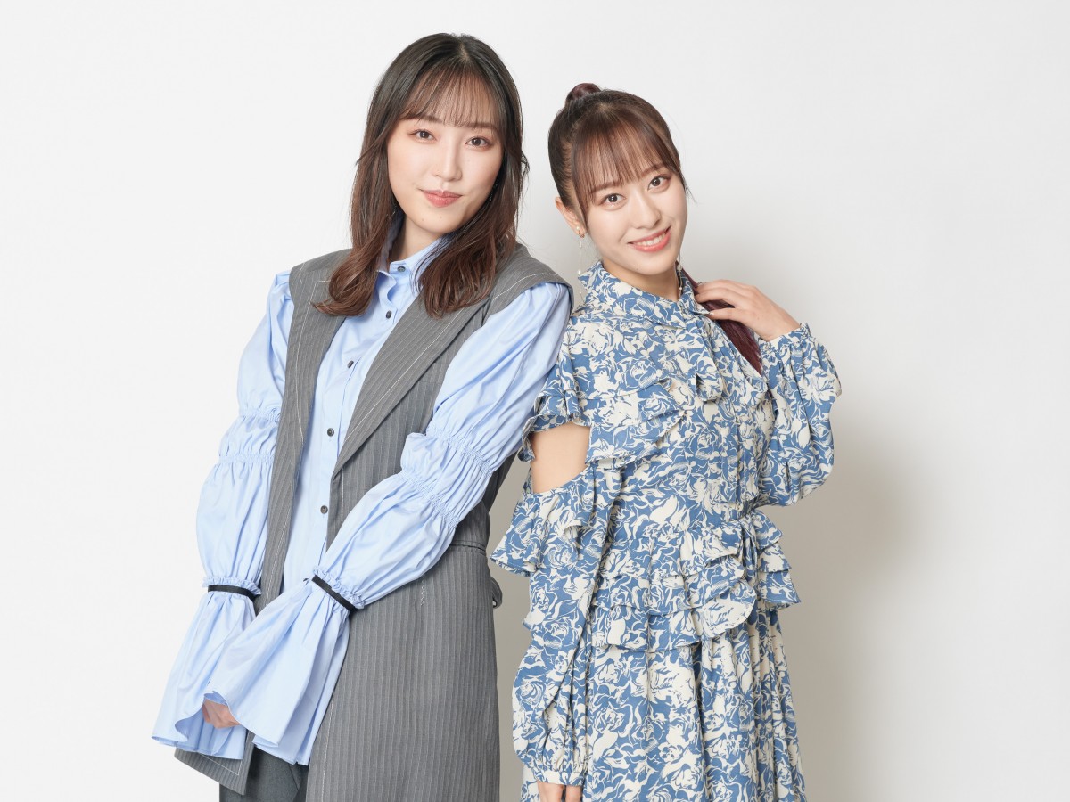 モーニング娘。'22・(左から)譜久村聖、小田さくら