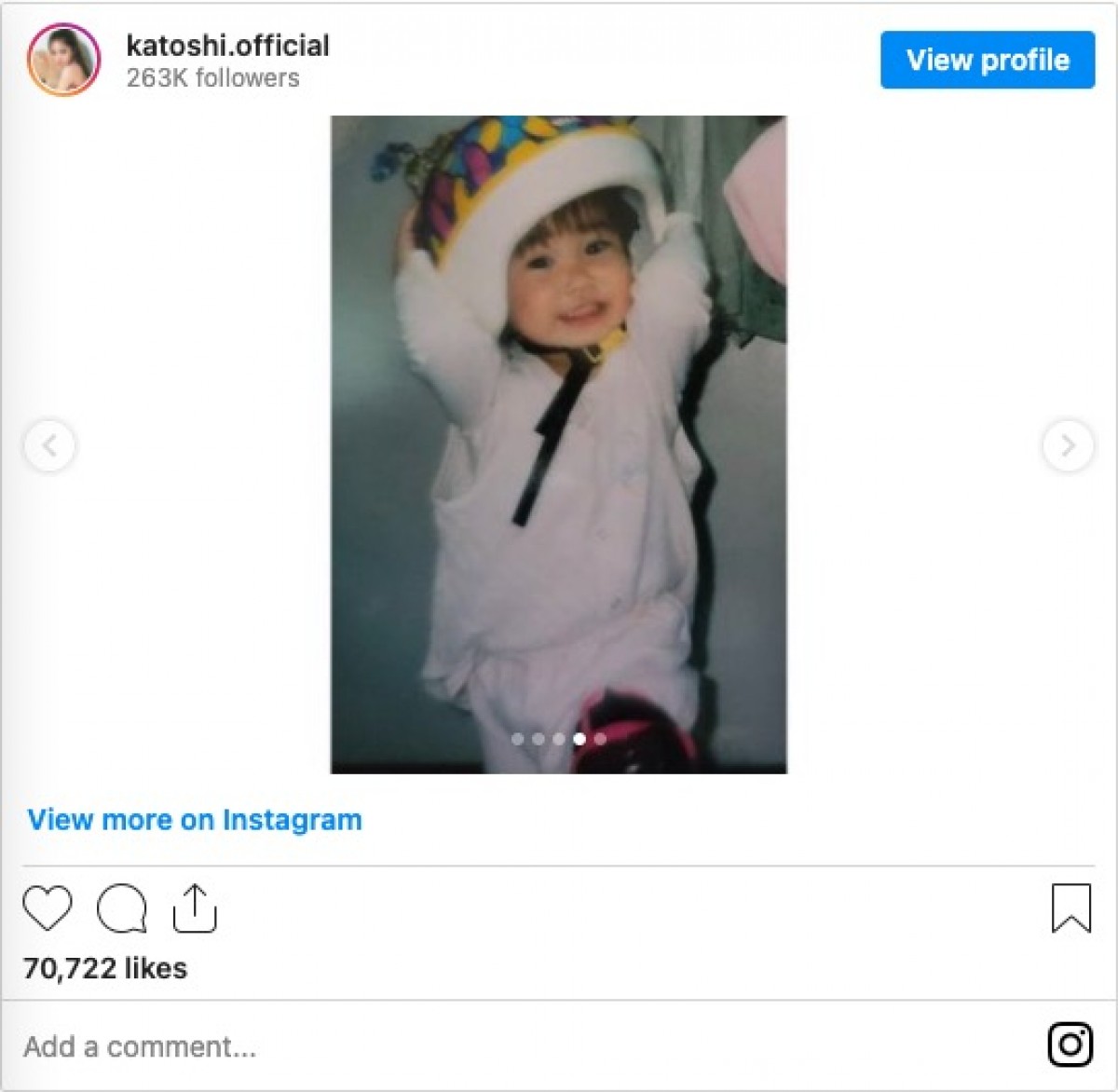 日向坂46・加藤史帆、幼少期の写真多数公開　「可愛いすぎ」「顔芸強い」