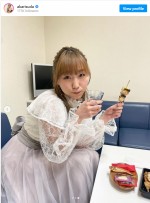 須田亜香里『人志松本の酒のツマミになる話』本番前　※「須田亜香里」インスタグラム