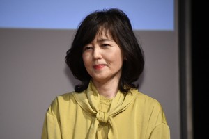 ラマ『パンドラの果実～科学犯罪捜査ファイル～』記者会見に出席した石野真子