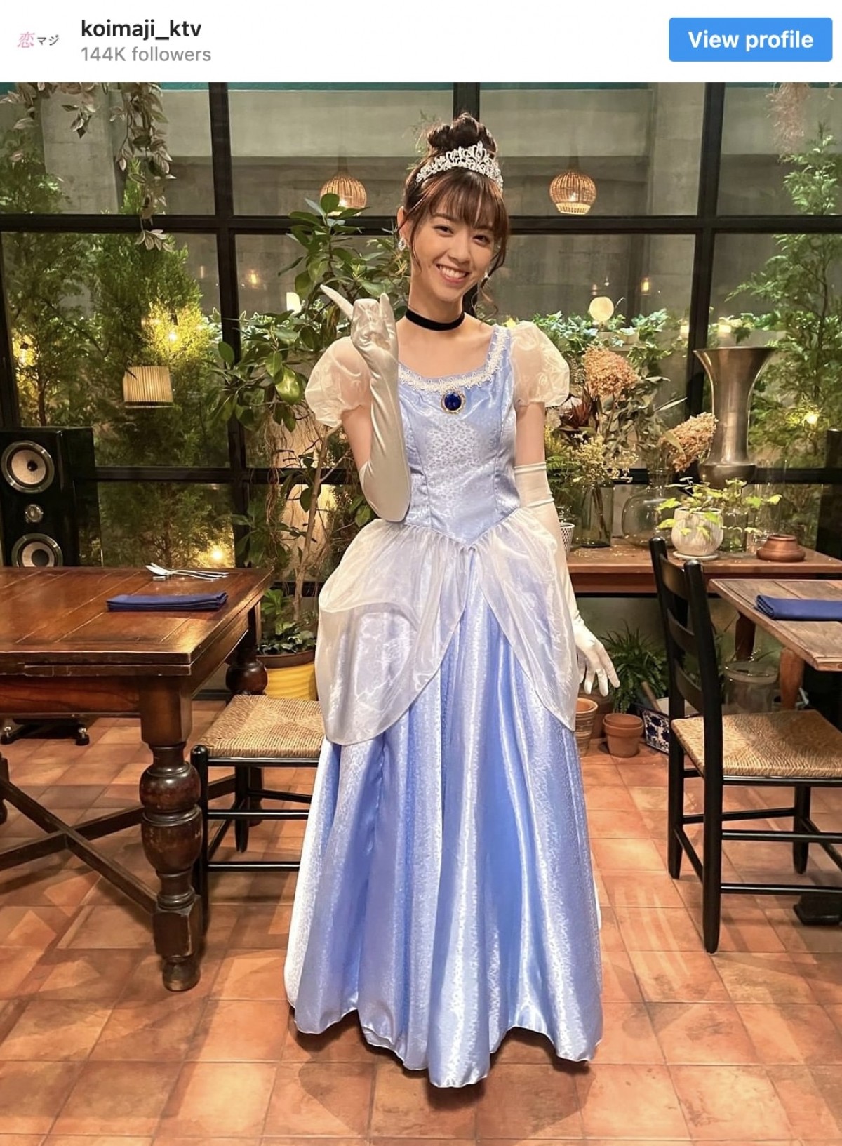 西野七瀬のコスプレ姿に絶賛の声　「プリンセス」「かわいすぎる」